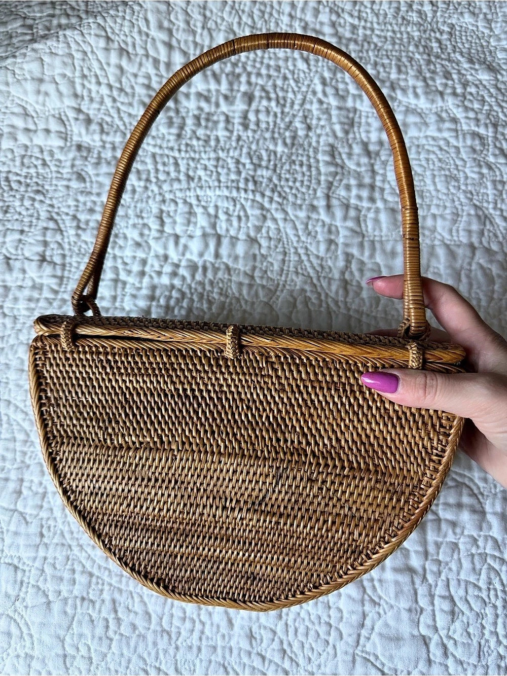 Anthropologie Woven Shoulder Bag in Brown